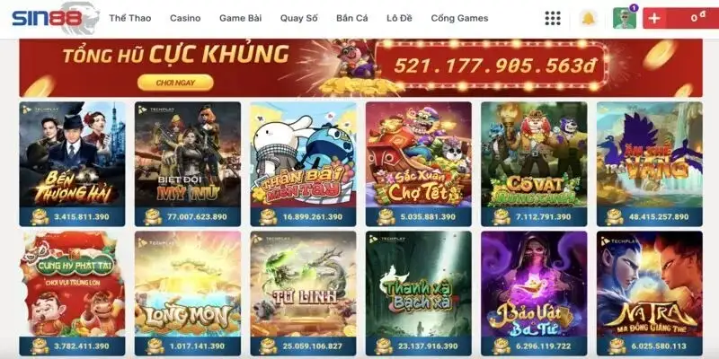 Nhà cái SIN88 – Thương hiệu dẫn đầu thị trường với độ uy tín