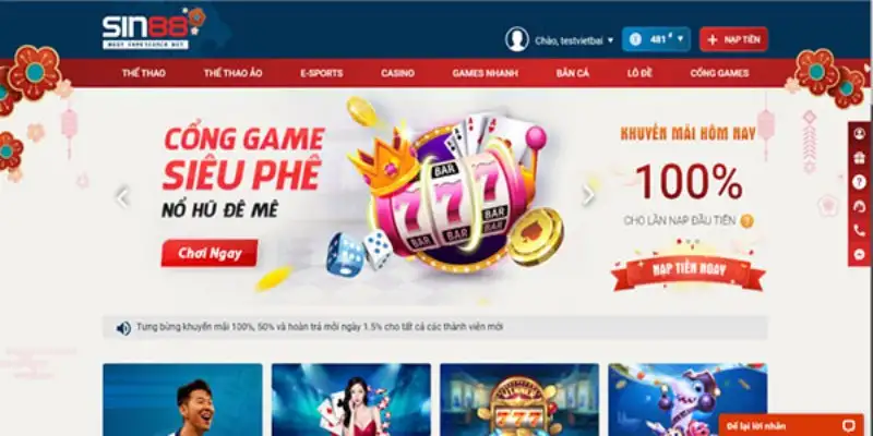 Nhà cái SIN88 – Thương hiệu dẫn đầu thị trường với độ uy tín