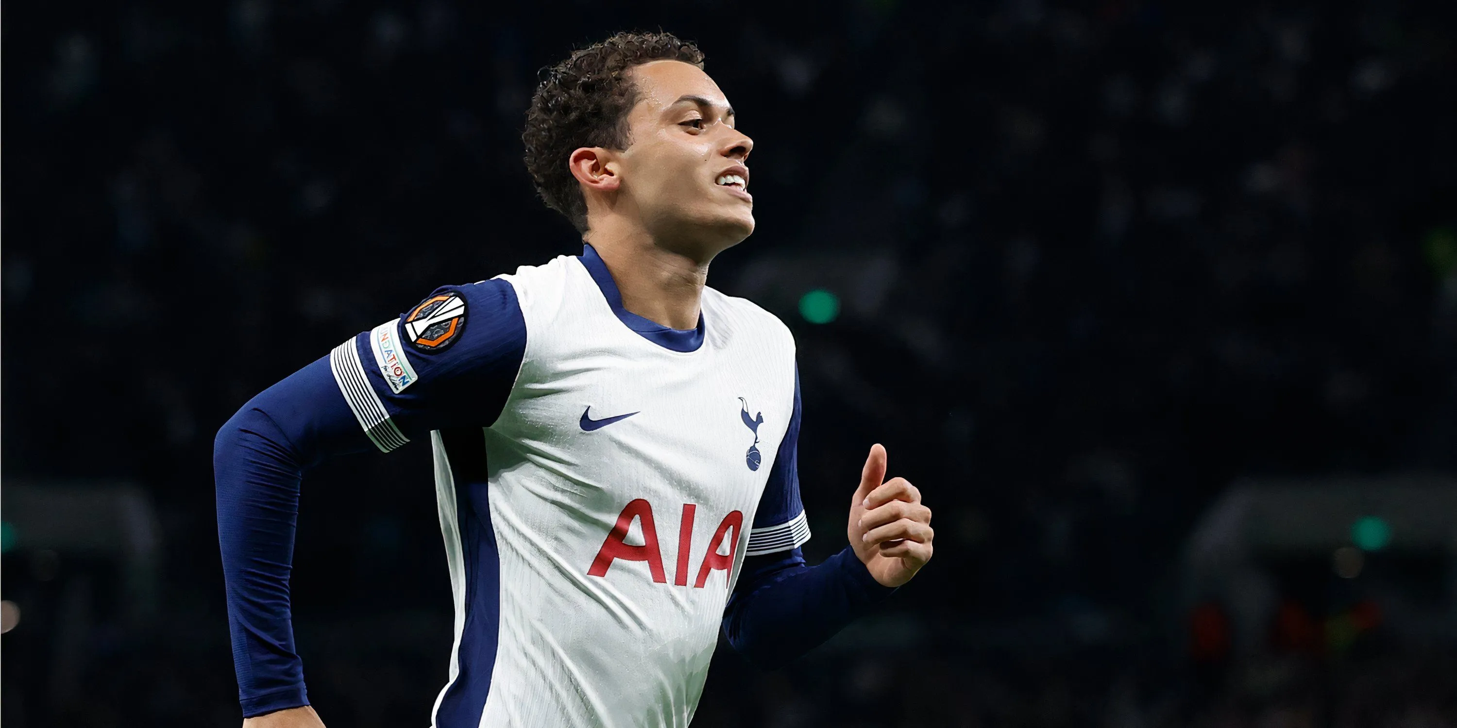 Cầu thủ chạy cánh Brennan Johnson của Tottenham, người có giá trị thị trường tăng vọt