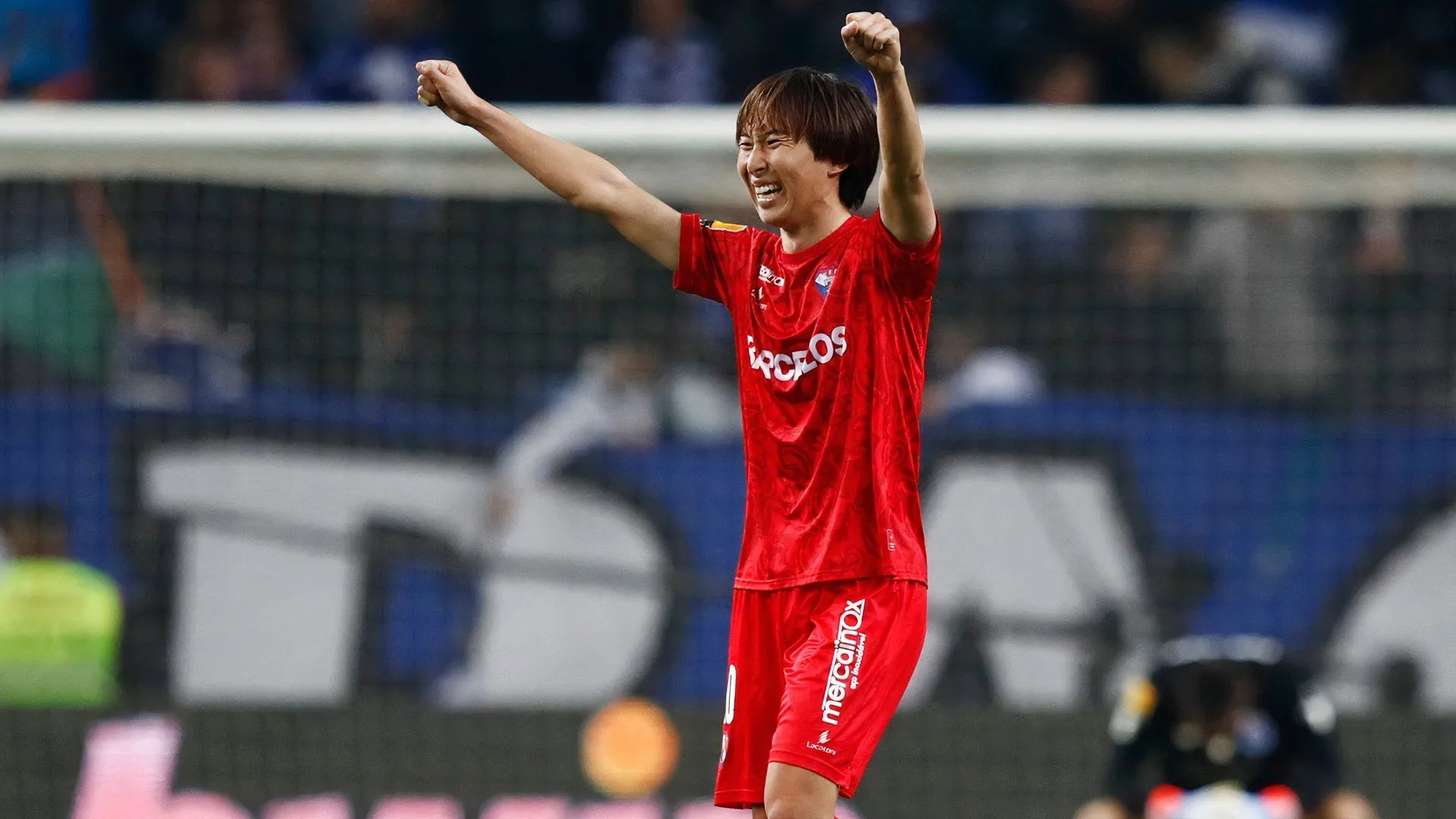 Cầu thủ Kanya Fujimoto trong màu áo câu lạc bộ Gil Vicente tại Liga Portugal.