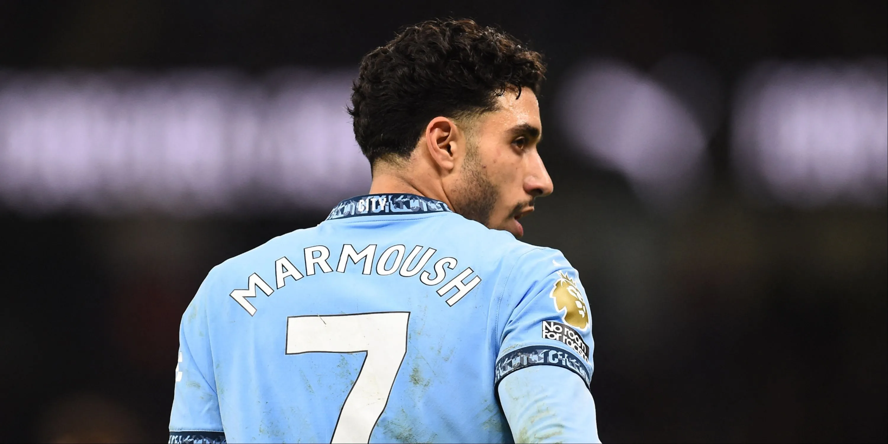 Cầu thủ Omar Marmoush ăn mừng bàn thắng trong một trận đấu tại Premier League