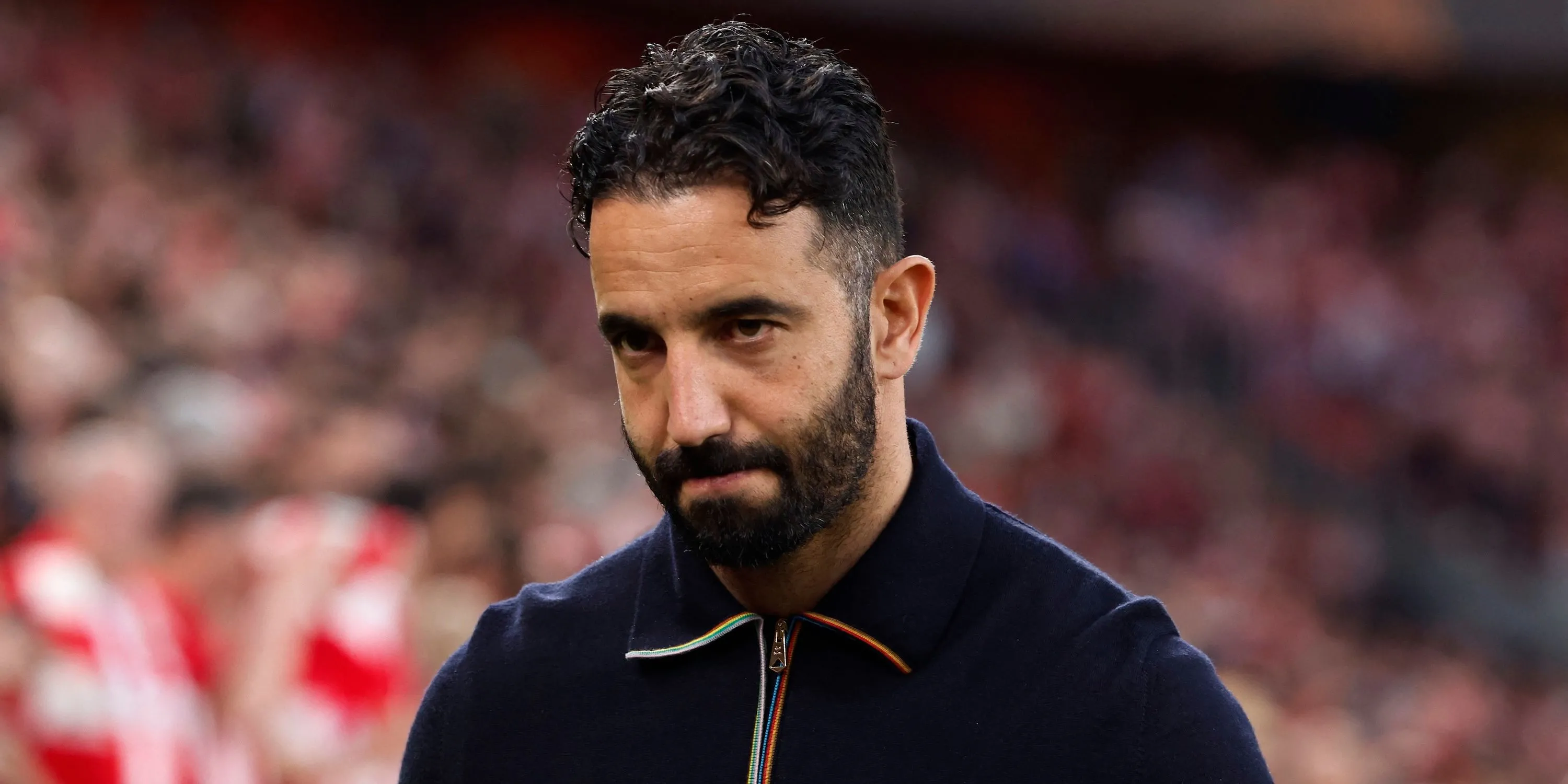 Huấn luyện viên Manchester United Ruben Amorim trước một trận đấu quan trọng