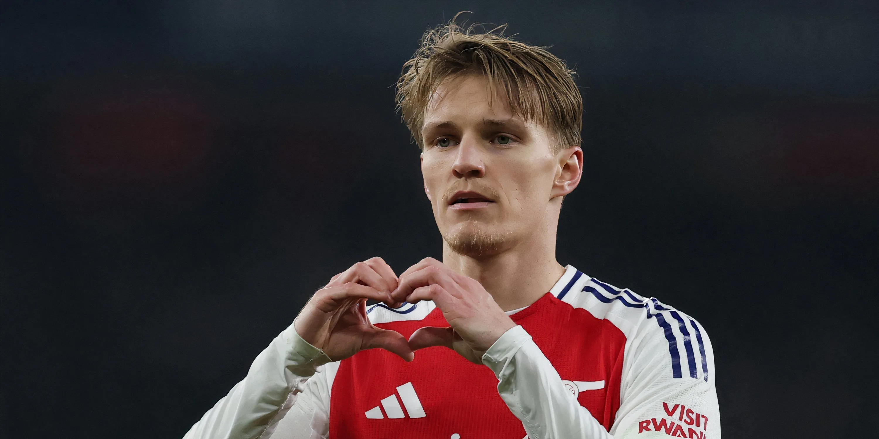 Tiền vệ Martin Ødegaard của Arsenal thi đấu tại Premier League