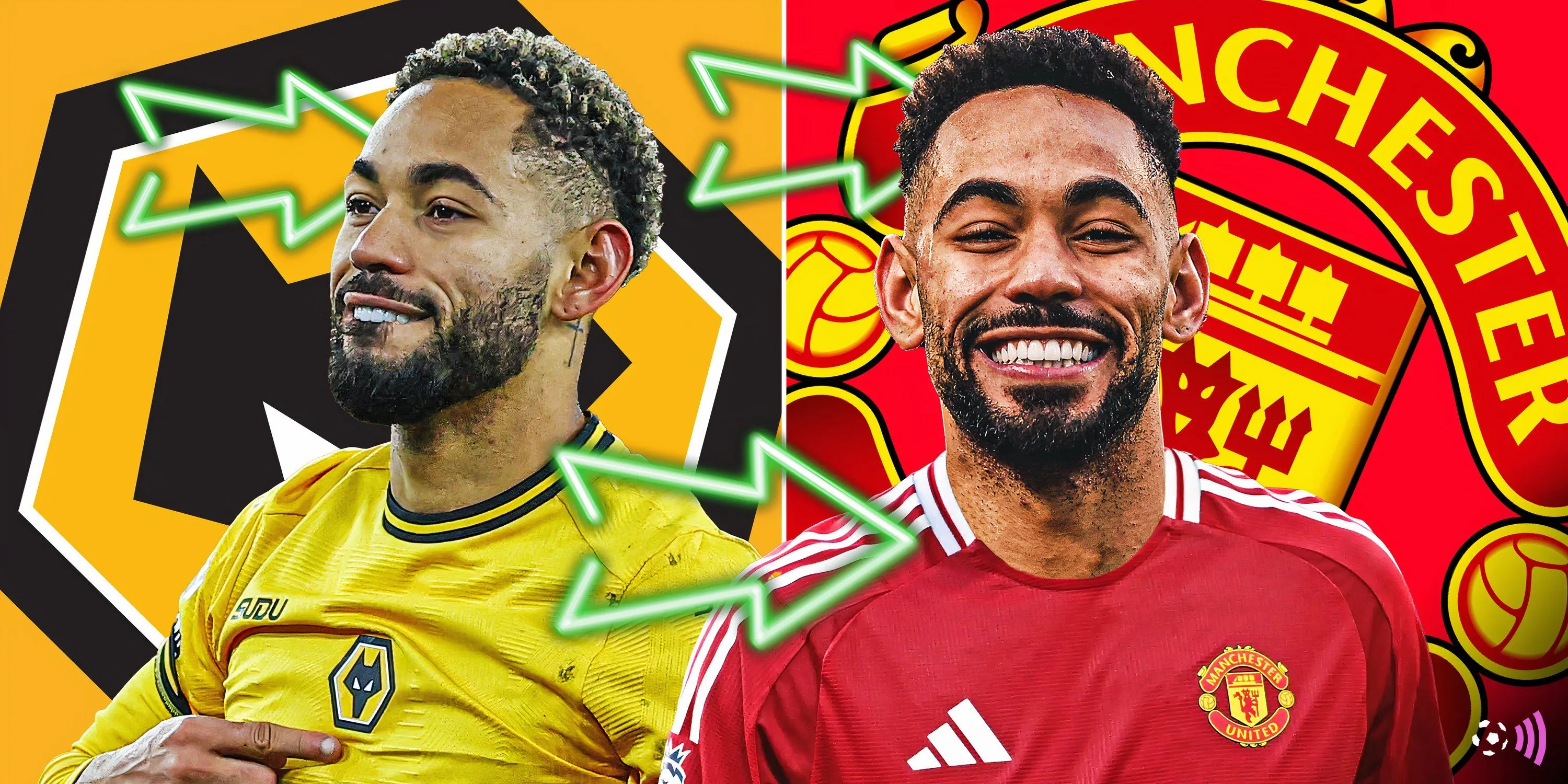 Cunha trong màu áo Manchester United