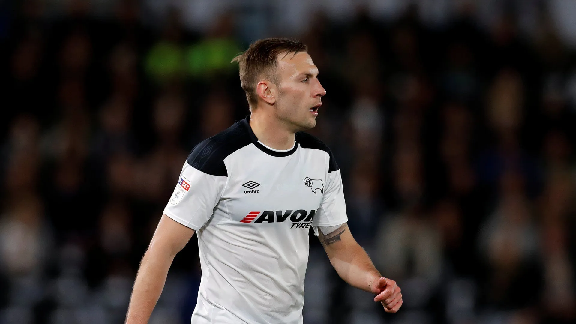 Tiền đạo Andi Weimann, cầu thủ Blackburn Rovers đang được Derby County nhắm đến