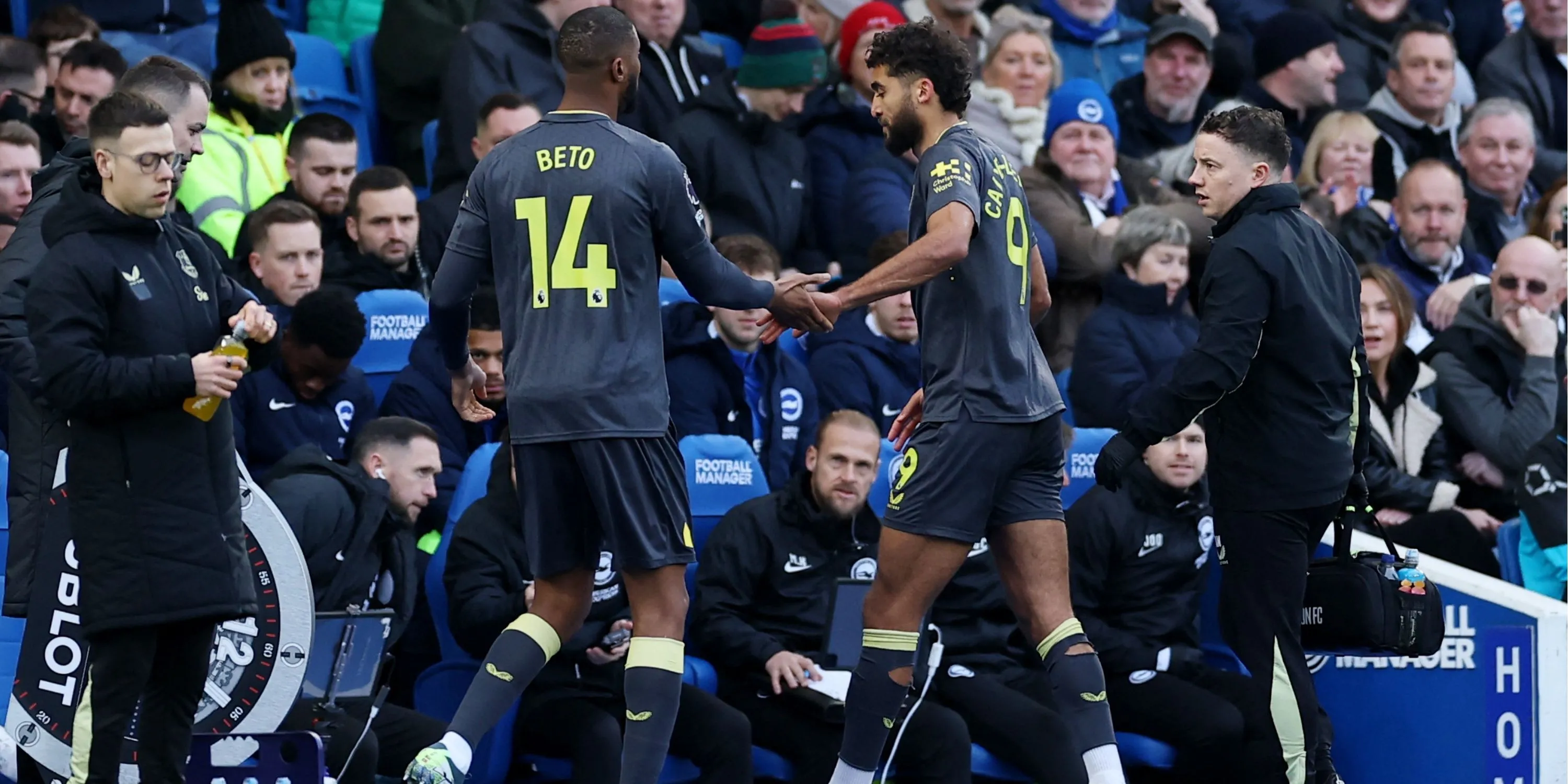 Tiền đạo Dominic Calvert-Lewin của Everton, một trong những mục tiêu chuyển nhượng tiềm năng của Manchester United.