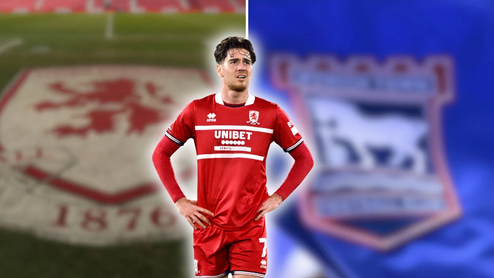 Hayden Hackney trong màu áo Middlesbrough, mục tiêu chuyển nhượng của Ipswich Town và các câu lạc bộ Ngoại hạng Anh
