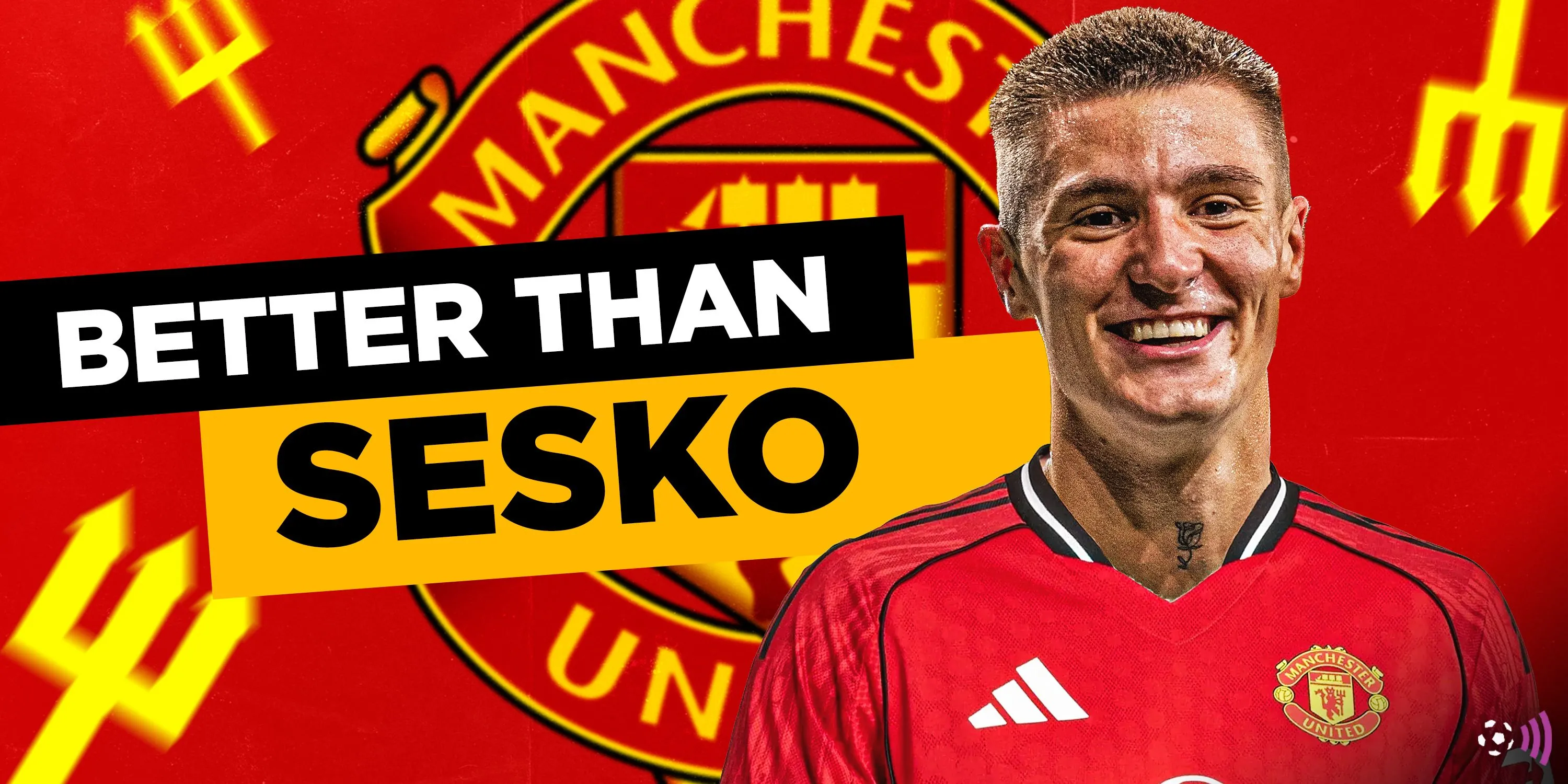 Hình ảnh logo FFC Manchester United và Sesko