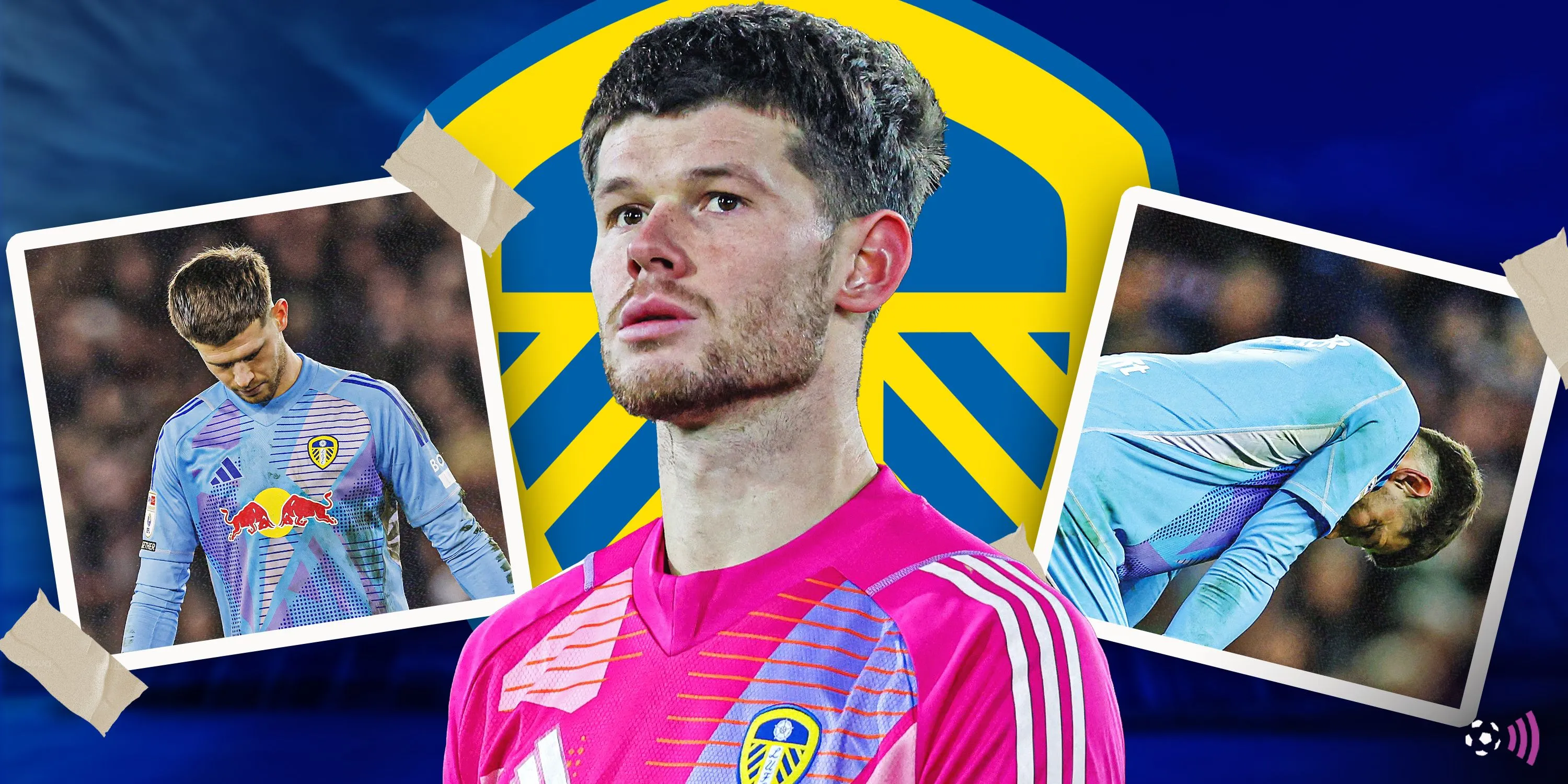 Illan Meslier - thủ môn đang gây lo ngại cho Leeds United.