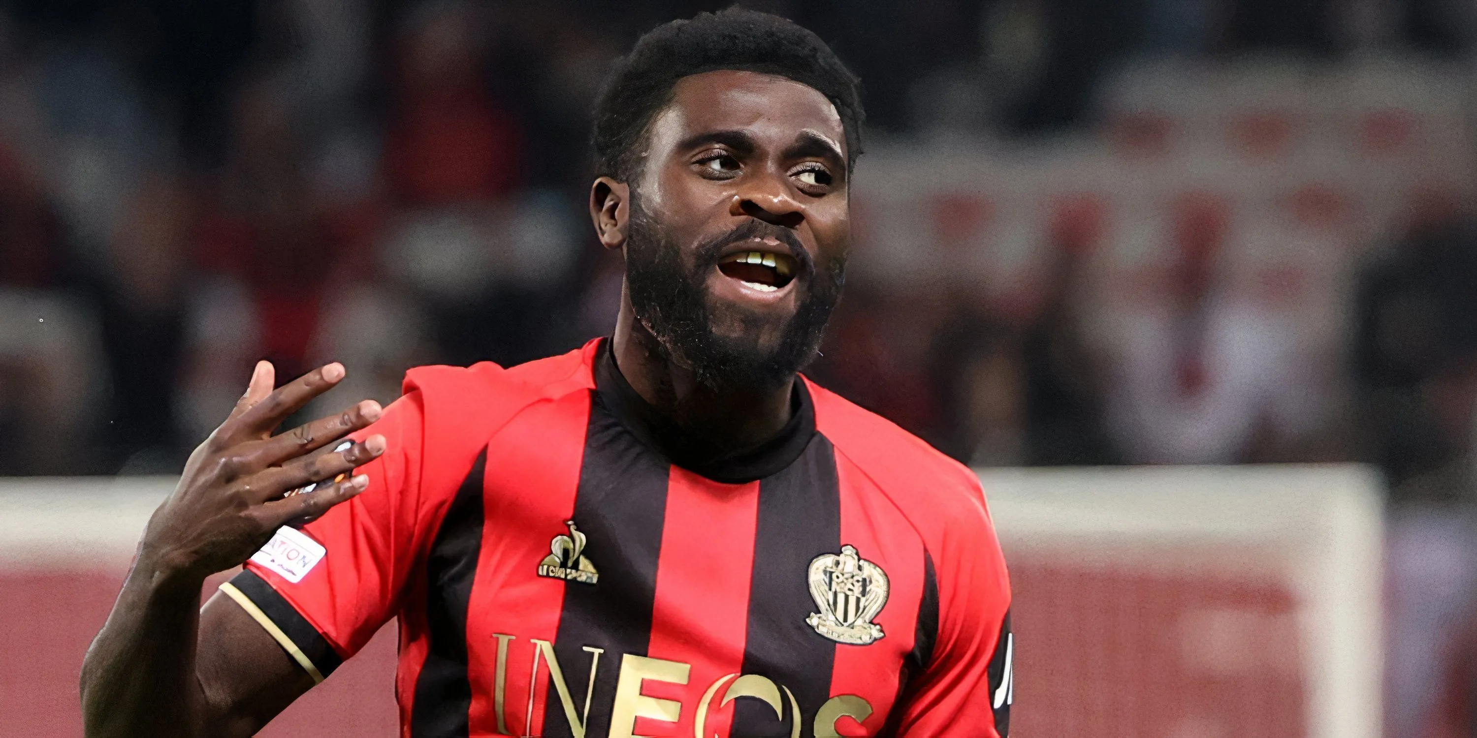 Jeremie Boga trong màu áo OGC Nice
