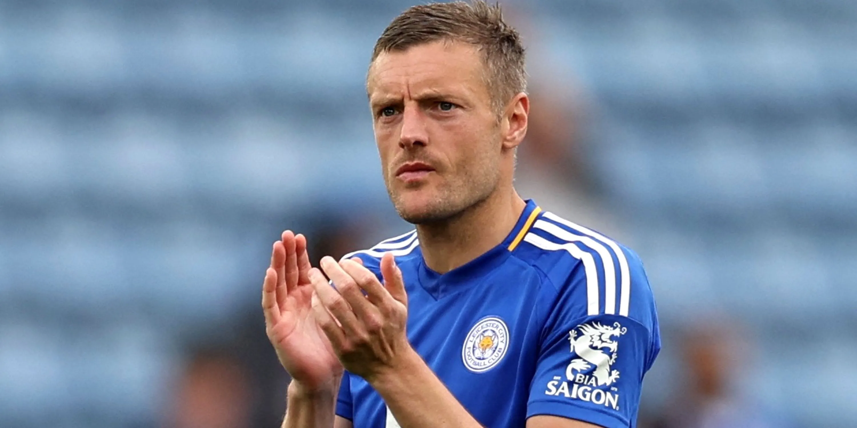 Tiền đạo Jamie Vardy trong màu áo Leicester City đang được Sunderland quan tâm sau khi hết hợp đồng.