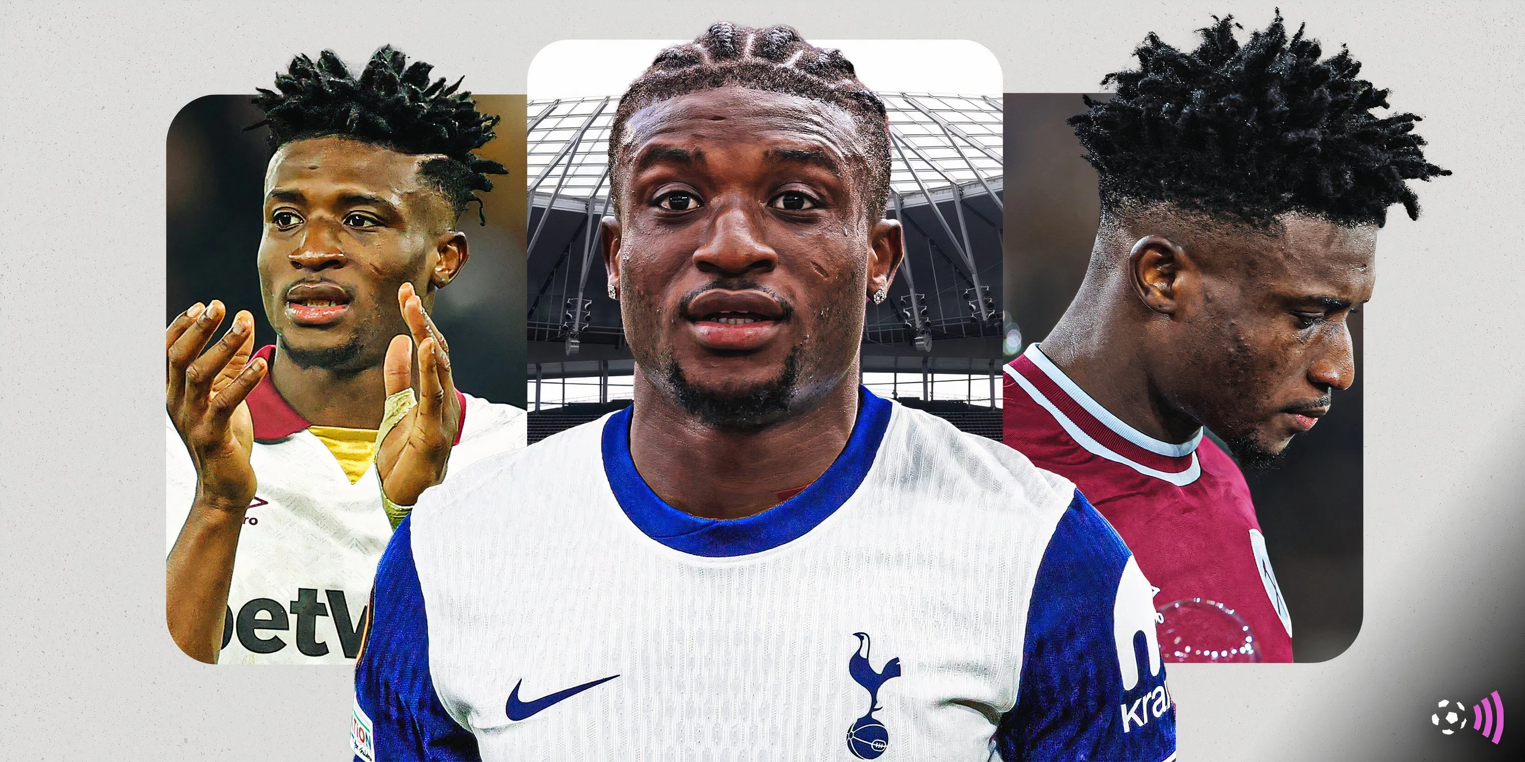 Tiền vệ Mohammed Kudus trong màu áo Tottenham Hotspur sau vụ chuyển nhượng bom tấn hè 2025