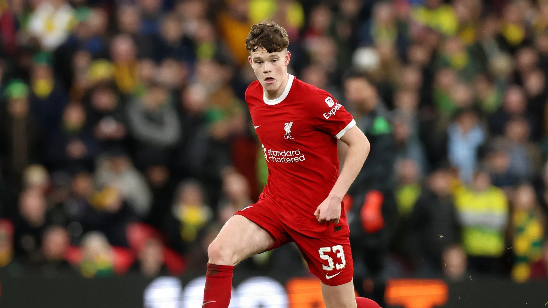 Tiền vệ trẻ James McConnell của Liverpool, mục tiêu chuyển nhượng tiềm năng của Ipswich Town